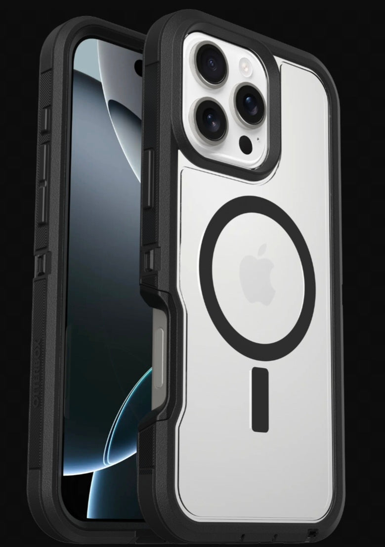 iPhone 16 / 16 Pro / 16 Pro Max /16 Plus OtterBox Defender XT Clear Magsafe Shockproof Case