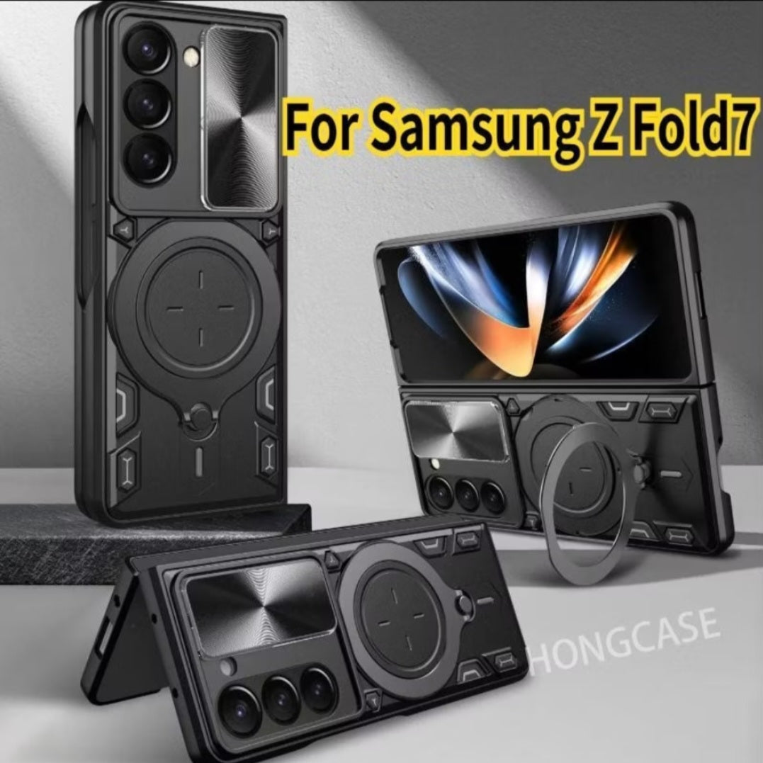 Samsung ZFold 7 Camshield Armor Magsafe Shockproof Case with Stand Z Fold 7