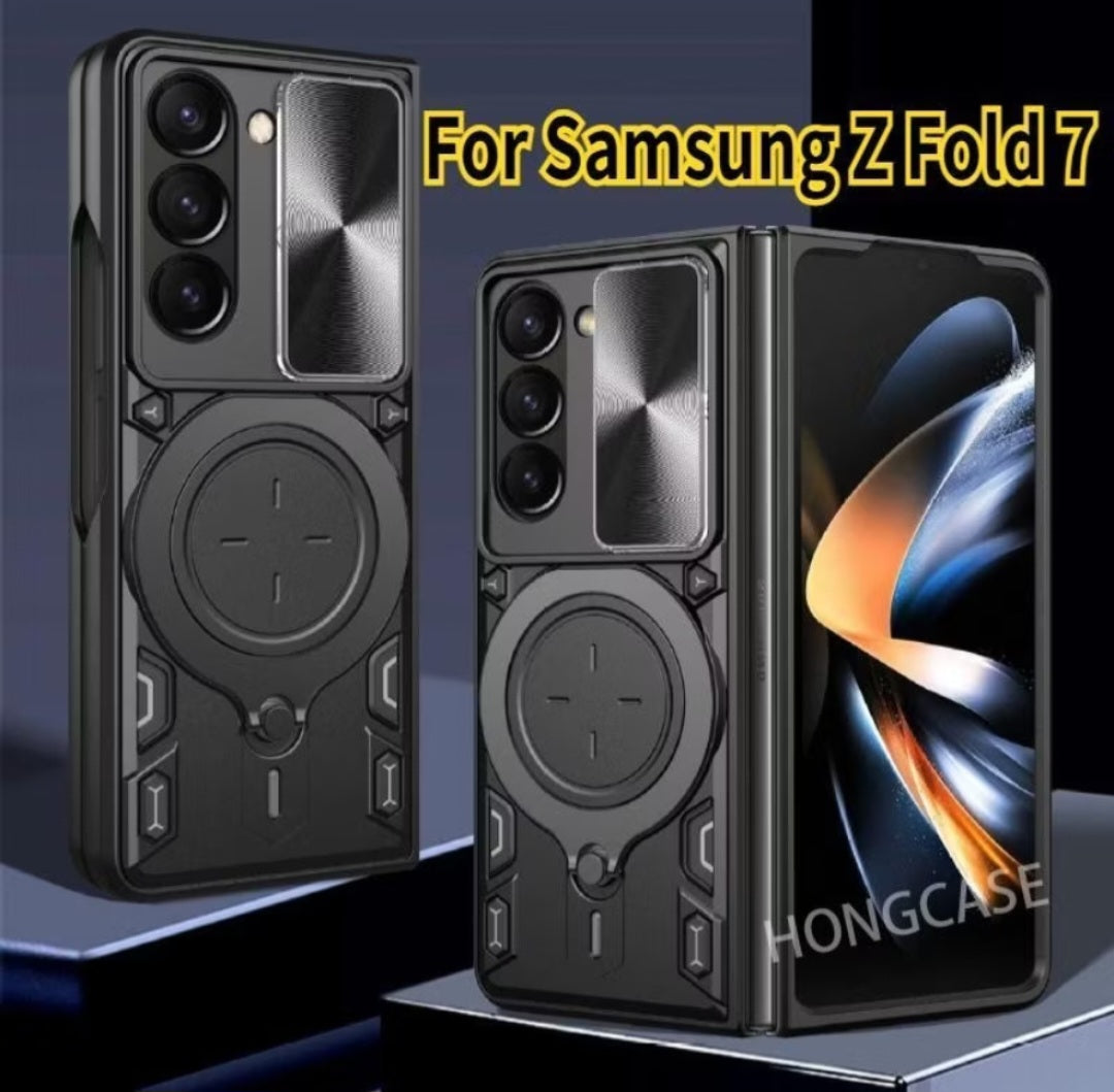 Samsung ZFold 7 Camshield Armor Magsafe Shockproof Case with Stand Z Fold 7