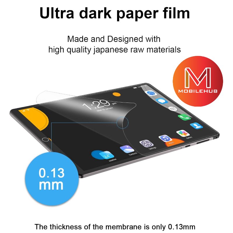 Xiaomi Poco Pad 12.1" / Redmi Pad Pro 12.1" Paperlike Sketch Film Screen Protector Matte Anti Fingerprint (Matte)